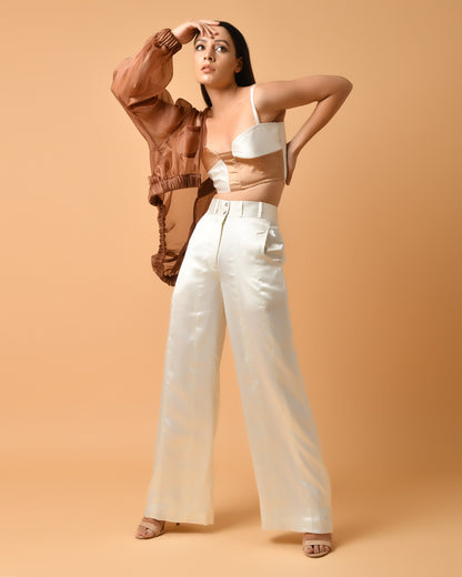 CROPPED BOMBER