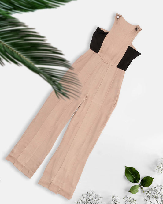 BUTTON UP JUMPSUIT