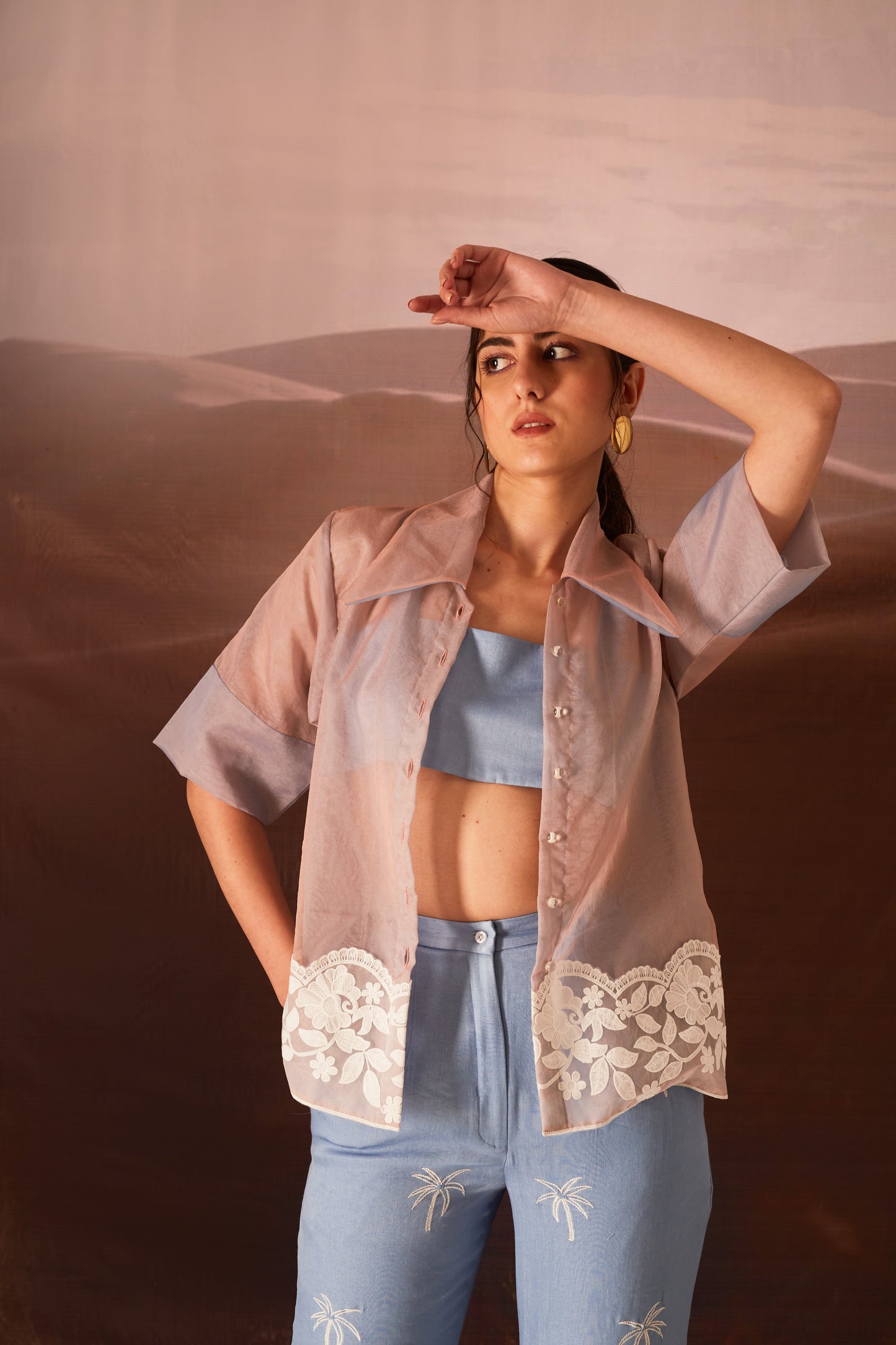 PIXIE SHIRT WITH BUSTIER