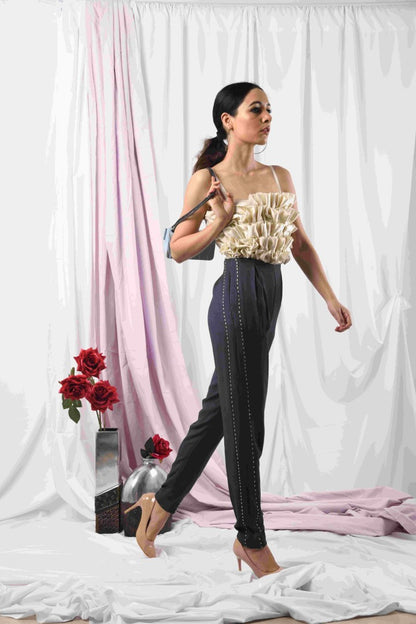 RULING RUFFLE JUMPSUIT
