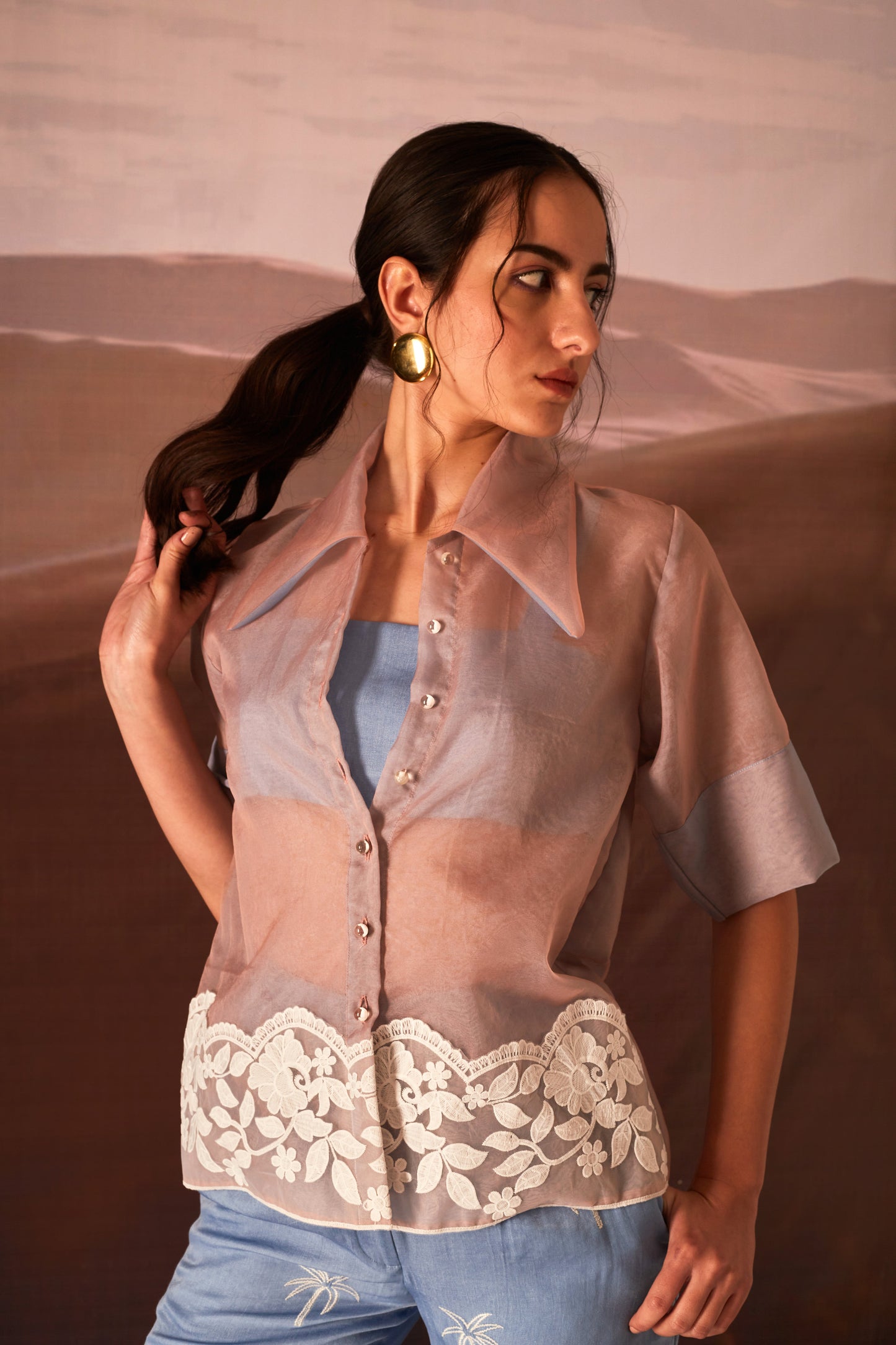 PIXIE SHIRT WITH BUSTIER